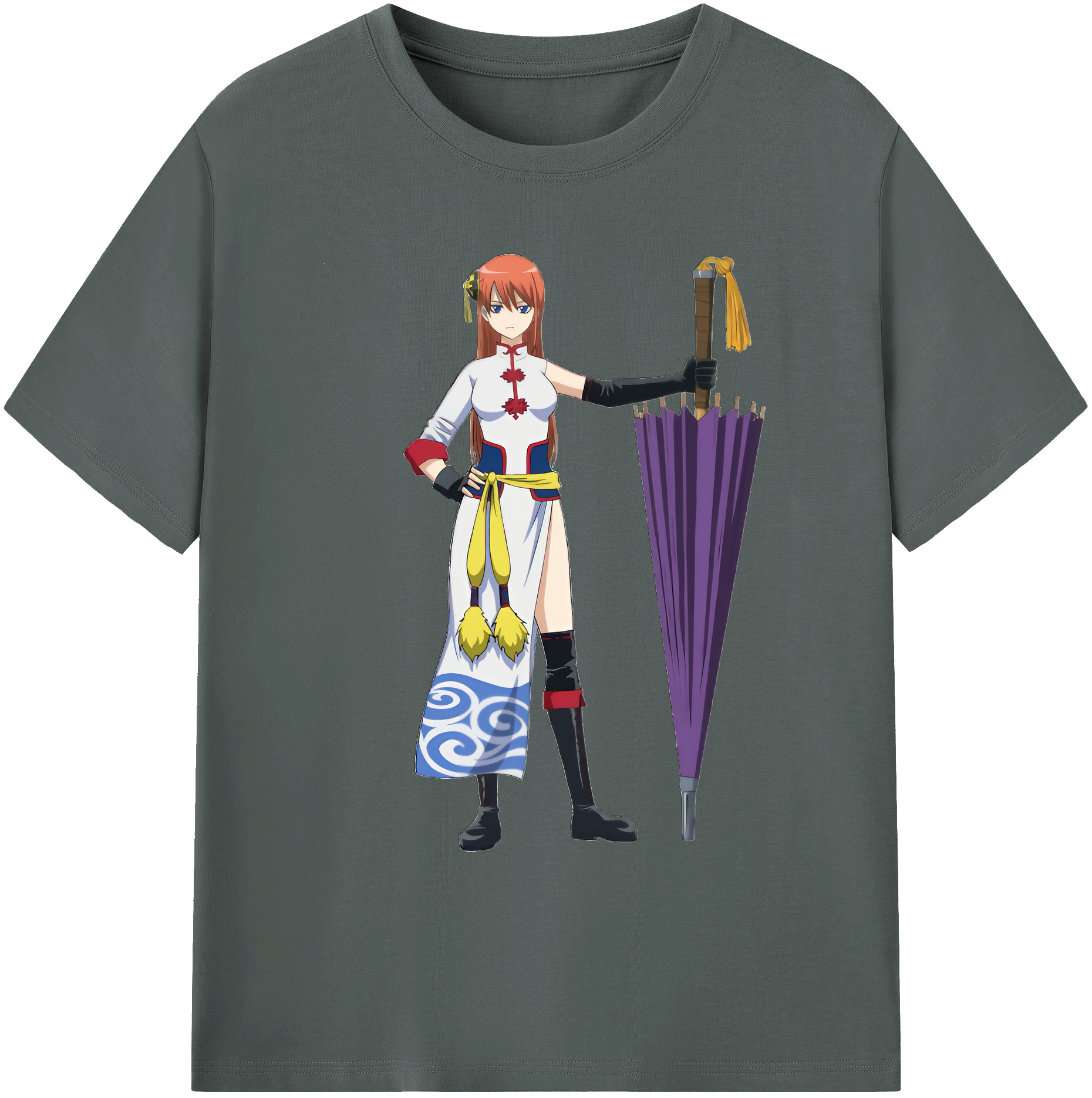 （画像用） ぎんたま 坂田銀時（さかたぎんとき） 神楽 志村新八（しむら しんぱち） GINTAMA Sakata Gintoki Kagura Shimura Shinpachi 綿100％ メンズ半袖Tシャツ｜肌触りやわらか＆通気性